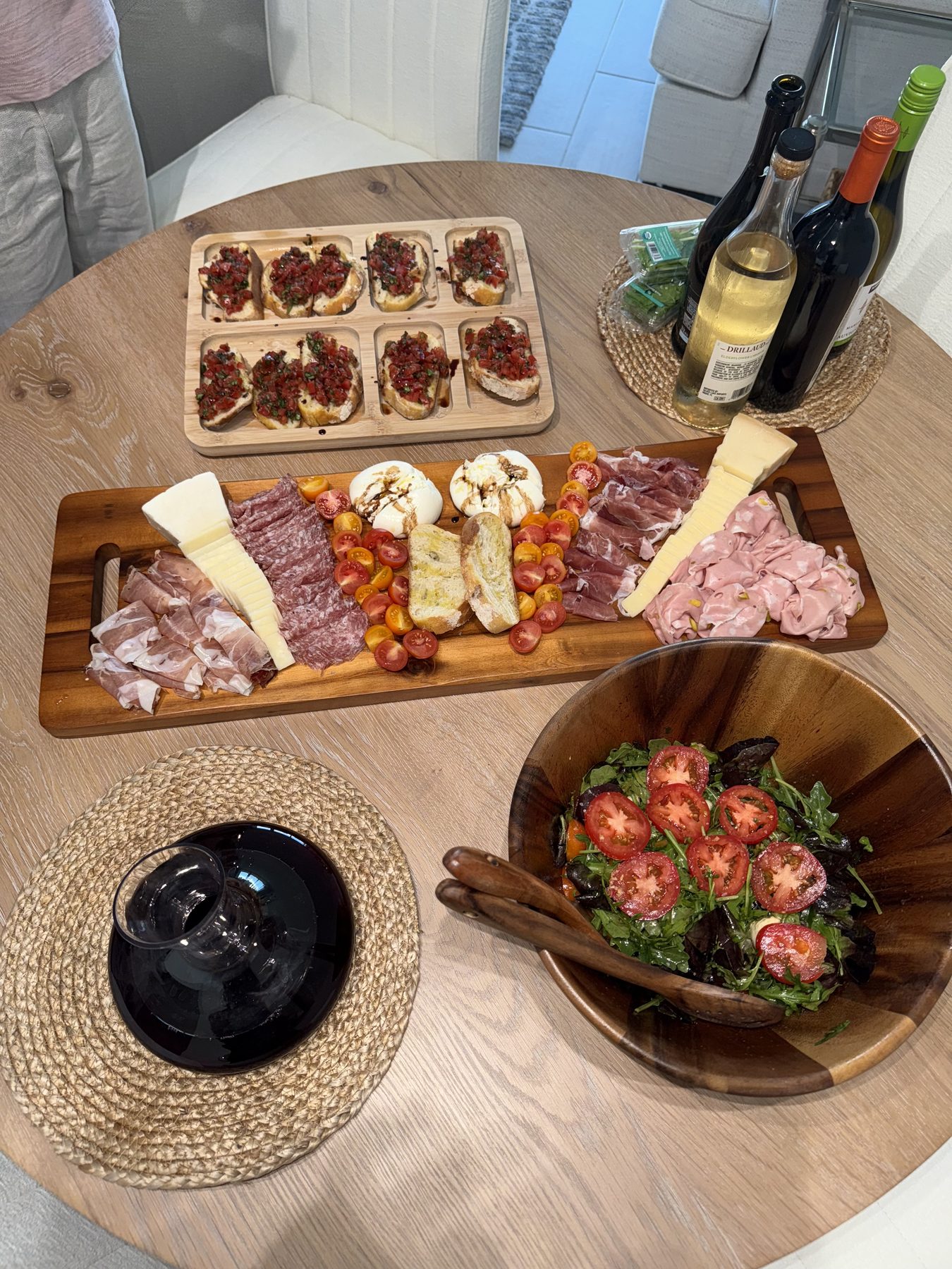 Chef Zeitoun plated dinner spread