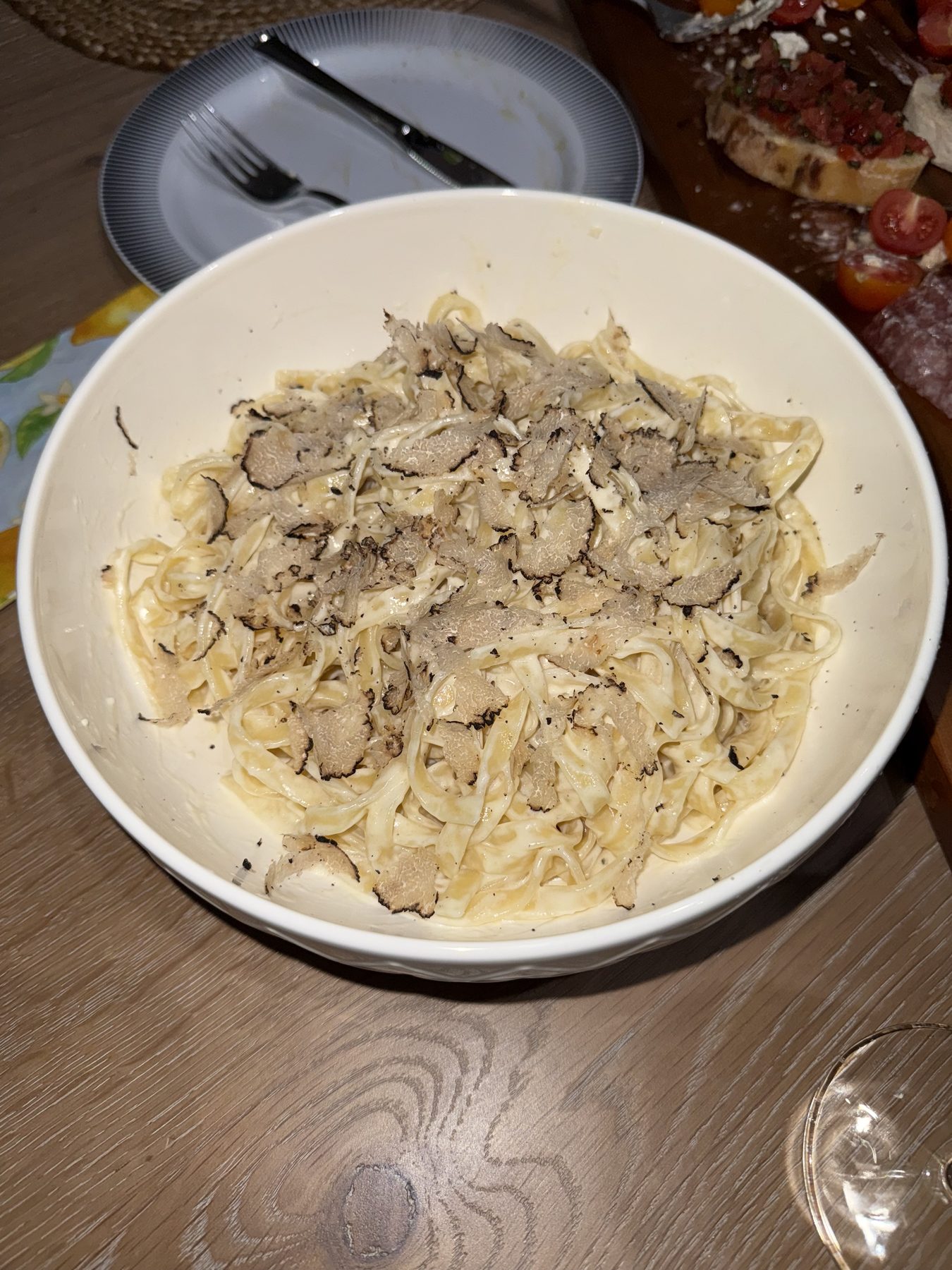 Shrimp pasta