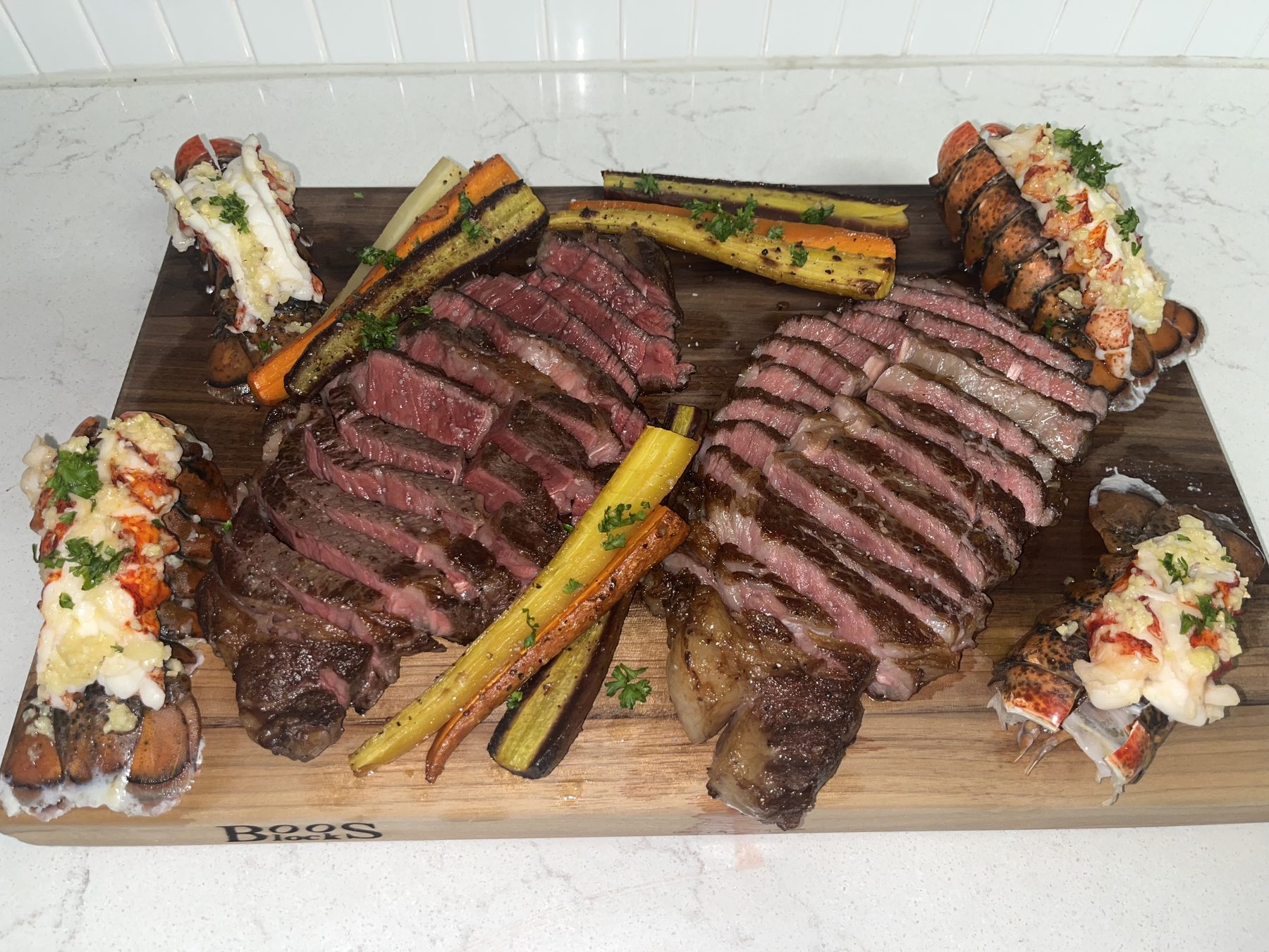 Steak and lobster