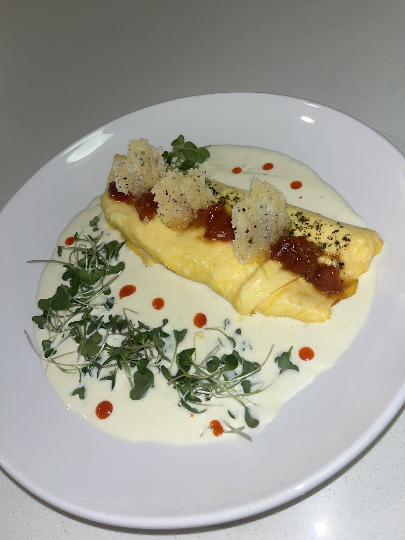 Truffle omelette