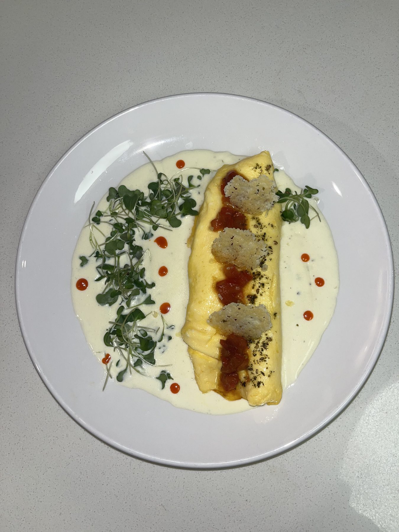 Truffle omelette